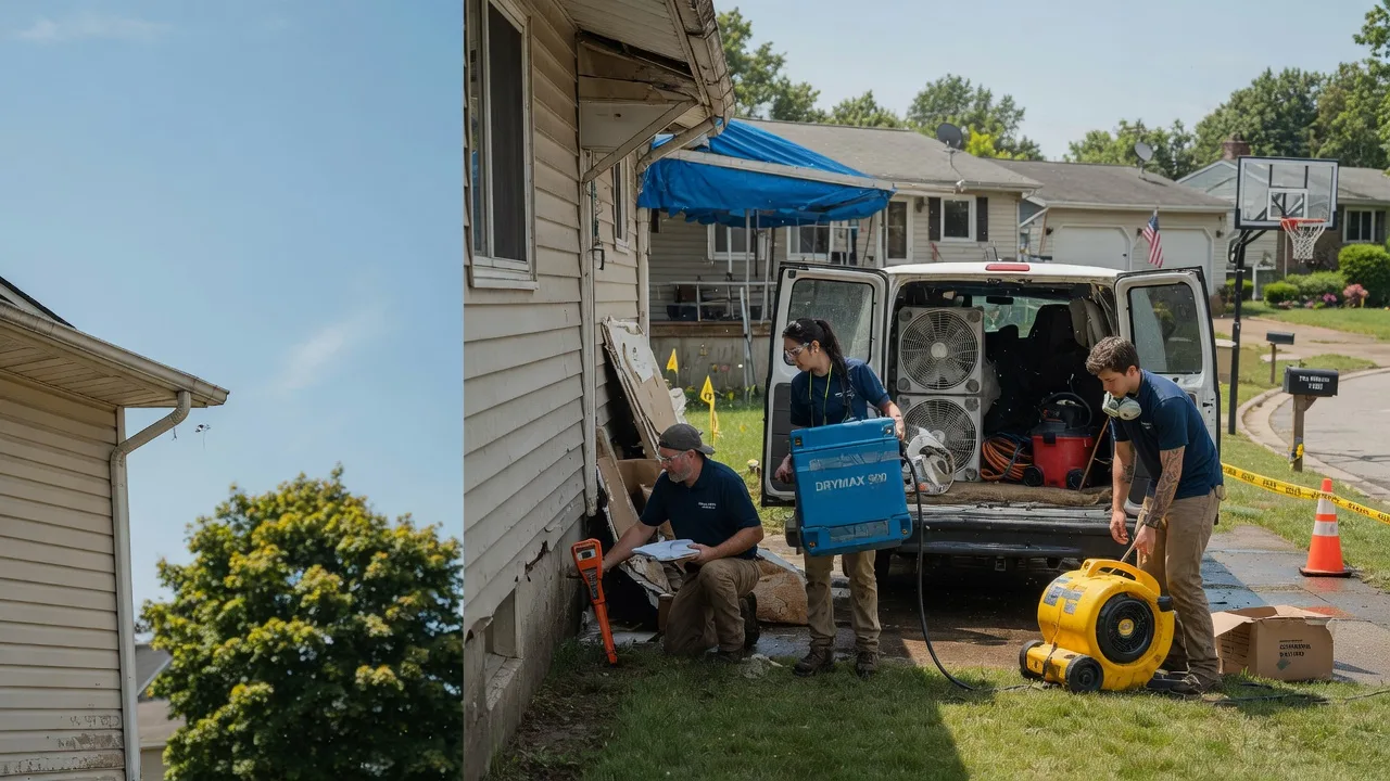 Ceiling Leak Cleanup in Athens, WI near me