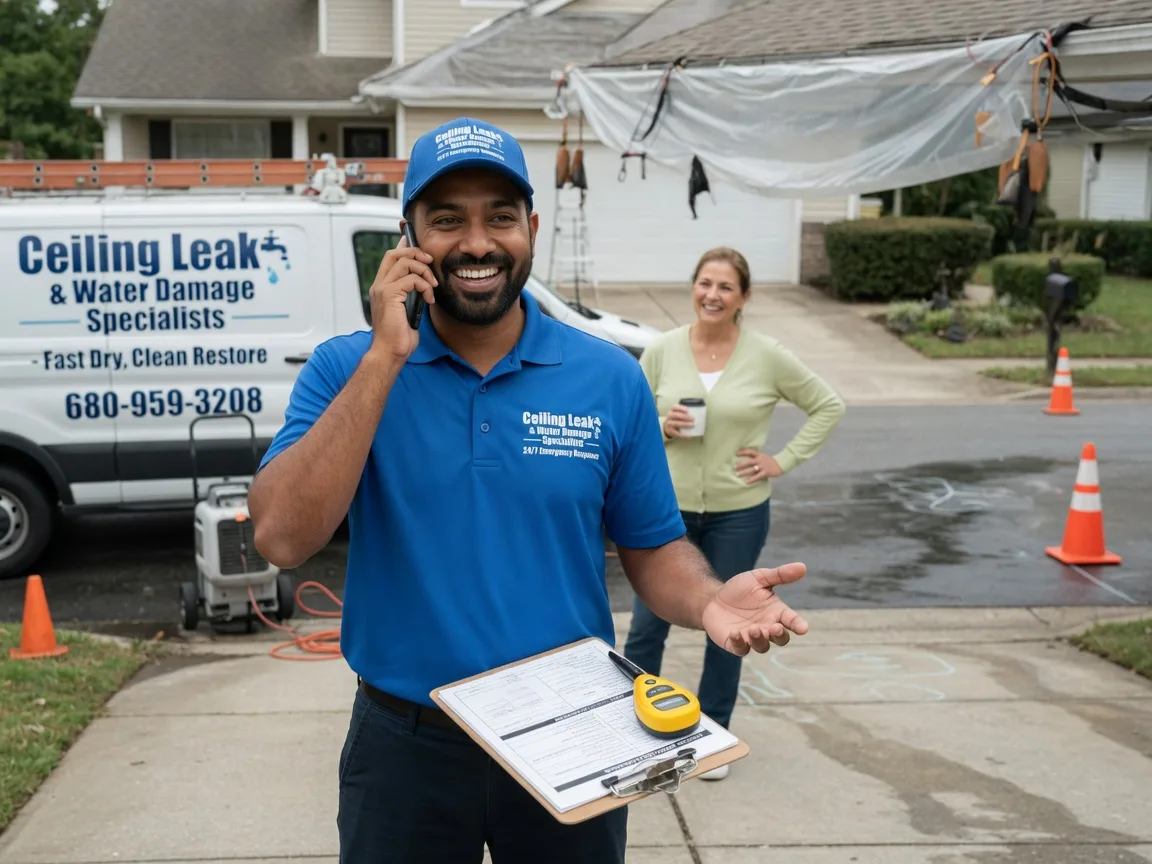 Ceiling Leak Cleanup Athens, WI FAQs